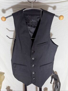 Marc Anthony Black Men's Formal Vest
